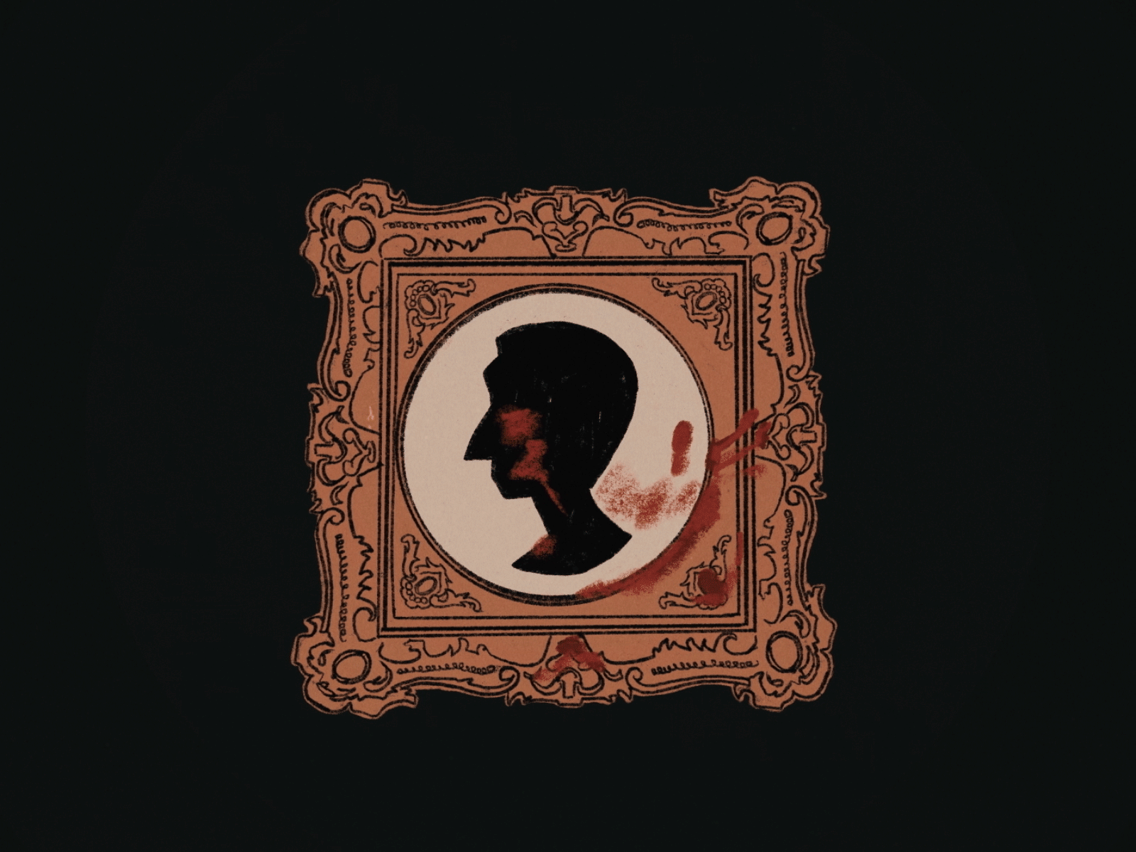 he's gone sir 2d after effects animation design horror illustration motion graphics