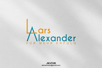 Lars Alexander Logo Design. behance cosmetics logo dribbble ecommerce logo fitness logo fiverr food beverage logo gym and fitness logo lettermark monogram pinterest small business logo spa logo sports logo upwork wordmark