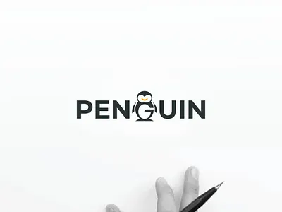 Penguin ! bird logo branding creative logo logo logo design logo idea logo inspiration penguin penguin logo penguin wordmark logo sea birds sea birds logo simple logo text logo wordmark wordmark logo