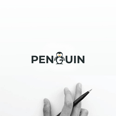 Penguin ! bird logo branding creative logo logo logo design logo idea logo inspiration penguin penguin logo penguin wordmark logo sea birds sea birds logo simple logo text logo wordmark wordmark logo