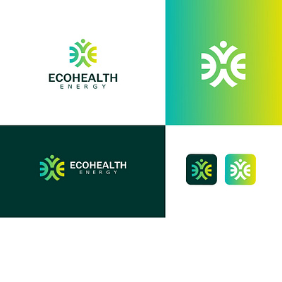 Eco health logo eh letter logo eh logo graphic design health logo logo logo branding logo art logo artist logo designs logo type logos medical logo