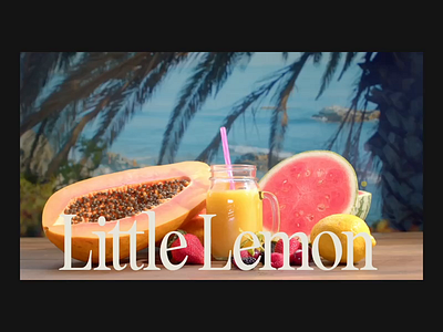 Little Lemon branding design graphic design landingpage landingpagedesign motion graphics ui web website