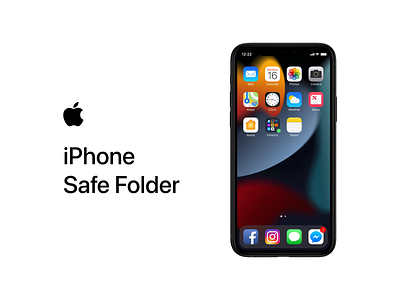 Apple (Safe Folder) – Concept Feature apple apple guidelines concept design passcode passcodefolder safe safefolder security securityfolder ui