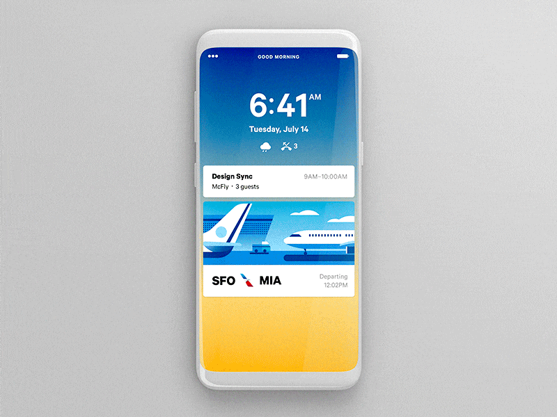 Flight App — Mobile Animation animation animation app flight flight app tourism travel app