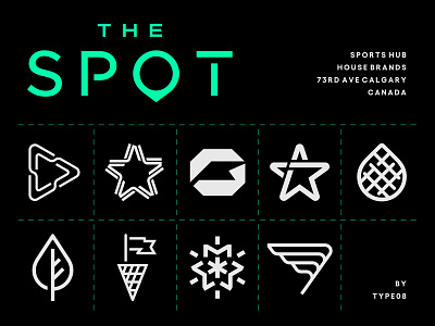 The Spot > House Brands brand case health hub identity life logo logofolio nutrition roundup sports study symbol