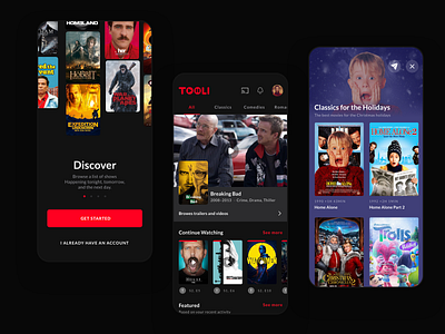 Tooli - Home Cinema App cinema app cinema mobile app home cinema app online watch app vod app