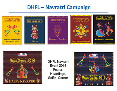 Navratri Event Campaign graphic design