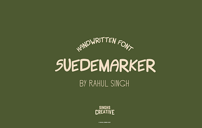 Suedemarker design font typography vector