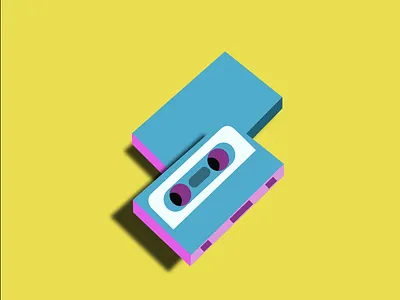 casset adobe art casset graphic design illustration logo vector