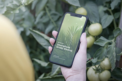 Phone Mockup Gardening Scenes abstract clean device display laptop mac macbook mockup phone phone mockup presentation realistic simple smartphone theme ui ux web webpage website