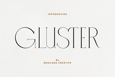 Gluster Serif Display Font Typeface advertising branding classy design display display font elegant fashion fonts lettering logo magazine minimalist modern sans serif serif stylish typeface typography unique