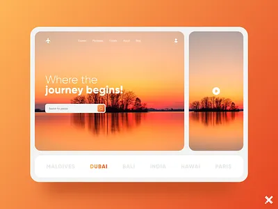 Travel Web Design branding clean colors design dribbble dribbble best shot landing page minimal product travel typography ui uidesign uiux ux uxdesign uxui webdesign website