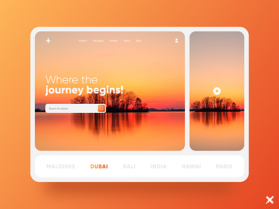 Travel Web Design branding clean colors design dribbble dribbble best shot landing page minimal product travel typography ui uidesign uiux ux uxdesign uxui webdesign website