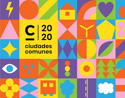 Ciudades Comunes Branding branding design graphic design logo social media ux vector
