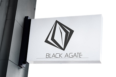 BLACK AGATE branding graphic design logo vector