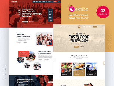 Exhibz - Event Conference WordPress Theme New Design eventin recurring event zoom