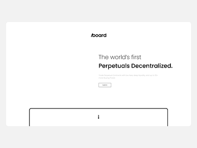 AboardEX - Decentralized Exchange Landing page Animation animation bitcoin blockchain btc cex crypto currency dex exchange homepage index landing page minimal minimalist nft ui web website