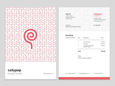 Email Receipt #DailyUI bill branding candy clean cover dailyui design studio ecommerce email graphic design illustration invoice logo lollypop lollypopdesign pricing receipt ui