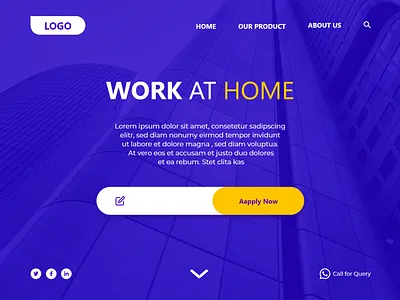 Home Page Design With XD adobe xd design ui web design web templates website