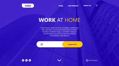 Home Page Design With XD adobe xd design ui web design web templates website