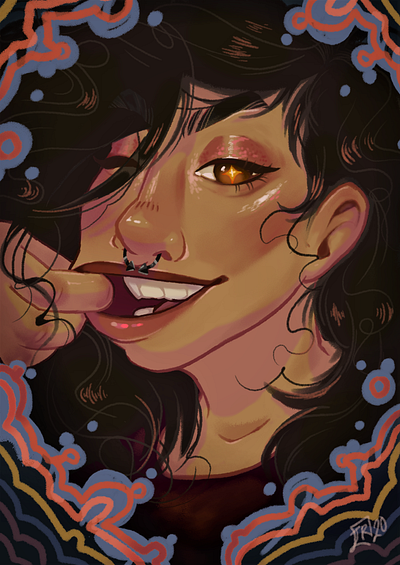 Portrait commission character art commission digital illustration