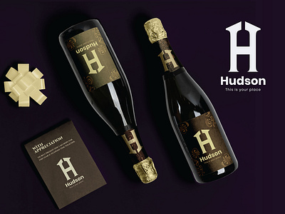 Hudson Wine Bar Brand Identity_ Brand Concept Design adobe illustrator barbranding brand identity branding company branding corporate logo design elegant logo graphic design icon illustration logo minimalist logo modern logo visual identity wine winebar winebar branding wineshopbranding