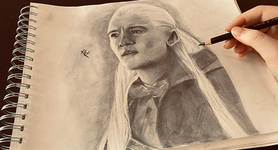 Legolas Drawing art design drawing legolas lordoftherings