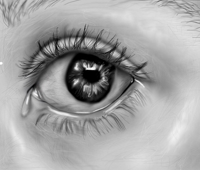 Digital Eye Drawing app art blackandwhite digital drawing eye