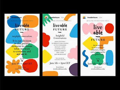 Liveable Future — Branding. Social Media branding graphic design logo social media