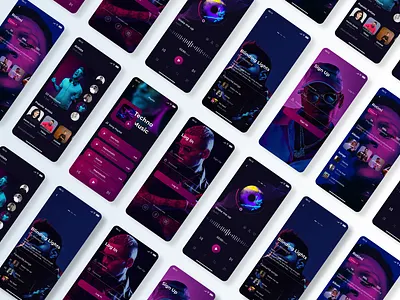 Music Player App design trend 2020 ui ui ux uidesign uiux ux uxdesign