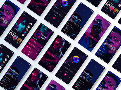 Music Player App design trend 2020 ui ui ux uidesign uiux ux uxdesign