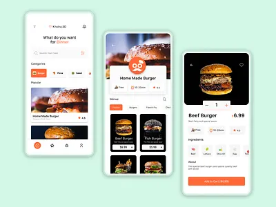 Food app app design apple application delivery food food delivery restaurant ui ui design ui ux uidesign uidesigner ux