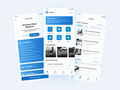 Learning Apps UI Design app clean ui design education learning ui uiux