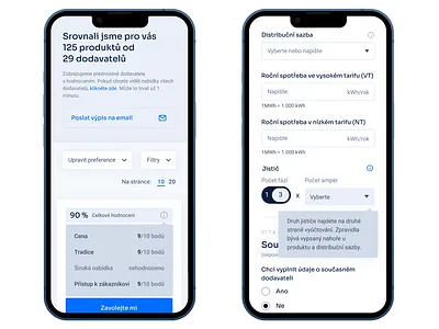 Šetřím.cz czech graphic design ui ux webdesign