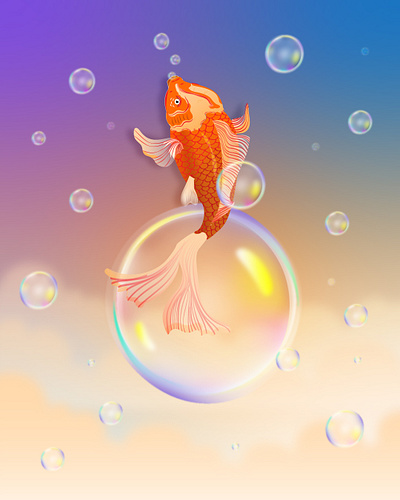 Fish Out of Water design graphic design illustration minimal