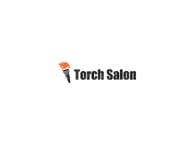 Torch Salon logo design branding design icon illustration logo typography vector