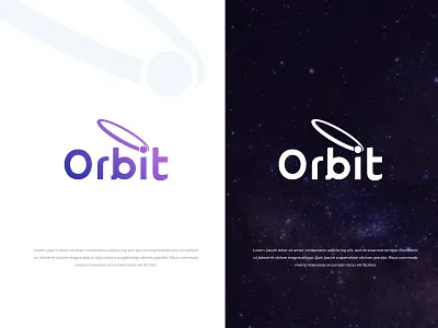 Orbit Logo Design concept astro bold brand design brand identity branding clean creative logo design gradient grid logo logodesign minimal modern orbit planet popular science solid color space