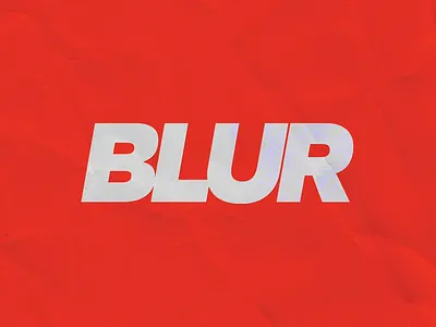 BLUR Logo brand branding clothing colors design designer fashion iconography mark skate streetwear type typography
