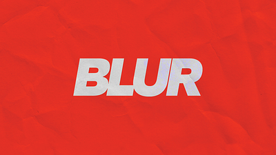 BLUR Logo brand branding clothing colors design designer fashion iconography mark skate streetwear type typography