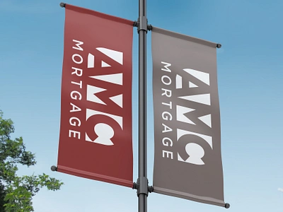 AMC Mortgage amc banners business cards collateral flyers mortgage posters promotional shirts signs