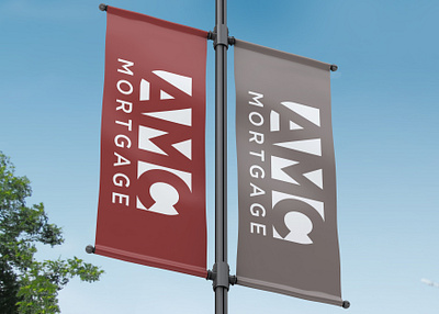 AMC Mortgage amc banners business cards collateral flyers mortgage posters promotional shirts signs