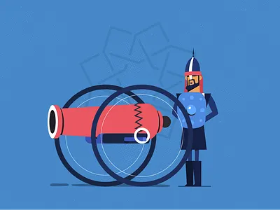 Arab soldier artwork character characters design flat illustration motion