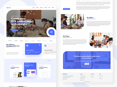 Devla Landing Page design trend ui ui design uiux ux uxdesign