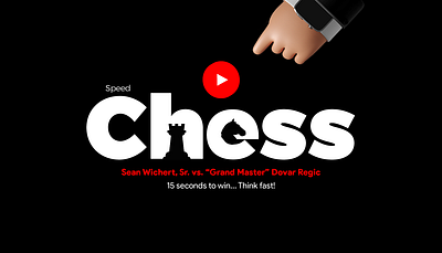 ♟ Speed Chess - Ultra Bullet Format 15 seconds 3d bishop castle checkmate chess font hand horse illustration king knight logo outline pawn piece pieces queen rook suit typography