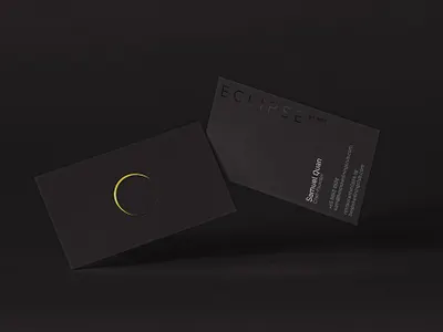 Eclipse Business Cards branding business card design graphic design identity illustration logo