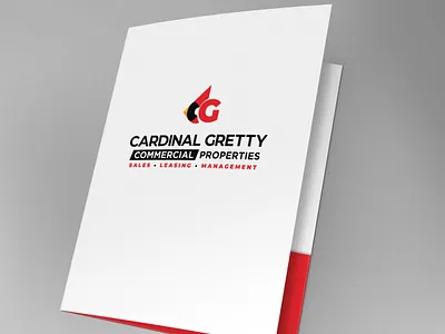 Cardinal Gretty branding brochures business cards envelopes flyers folder letterhead logo posters stationary typography