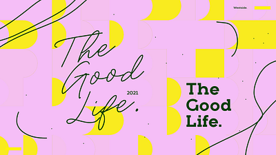 The Good Life. clean clean design design project typography