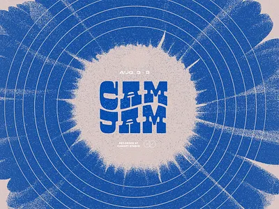 CamJam22 branding flower jam swag