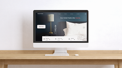 Hotel Landing Page design ui ux