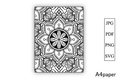 Mandala Coloring Book for Kdp Pages new